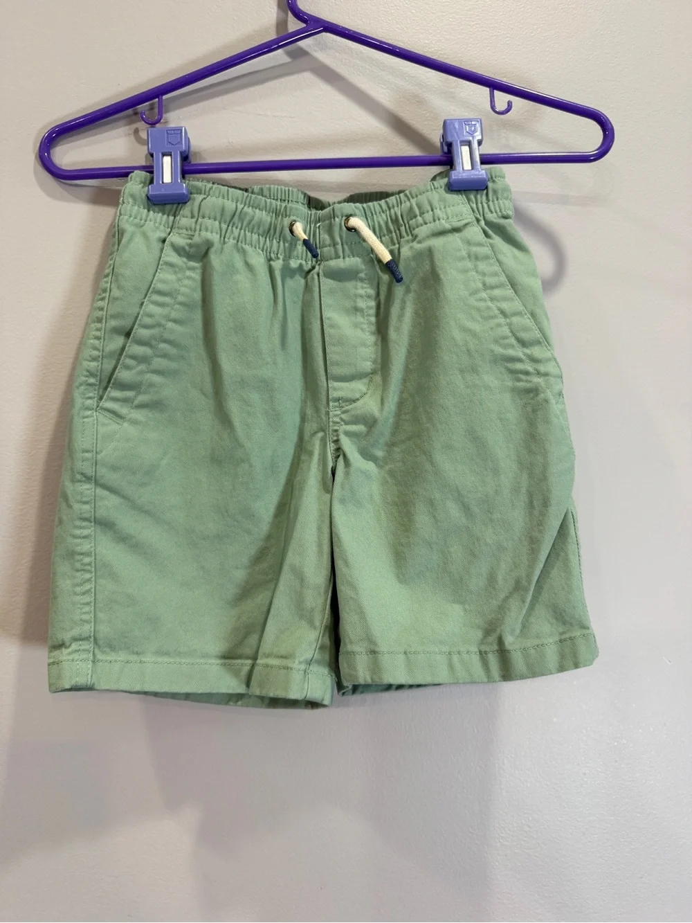 GAP boys  Sage Green Elastic Waist Chino Shorts